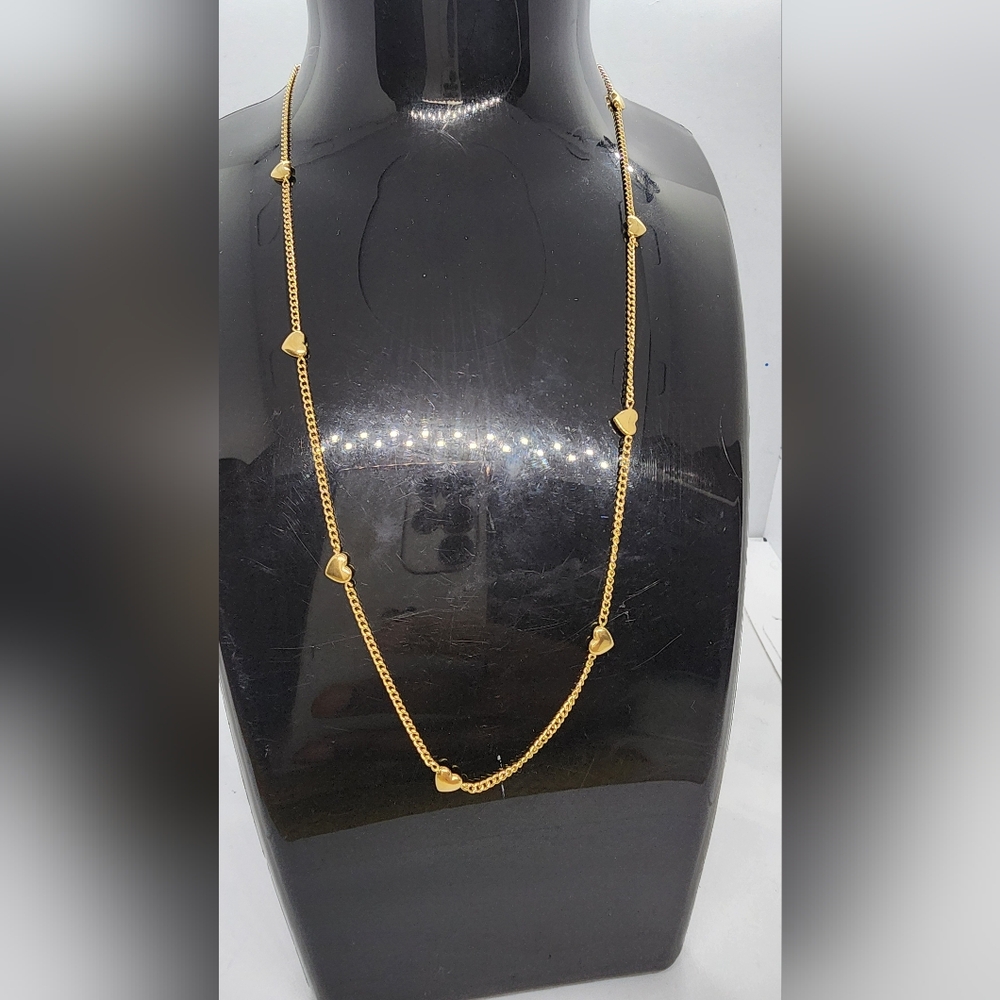 Elegant Gold Heart Necklace